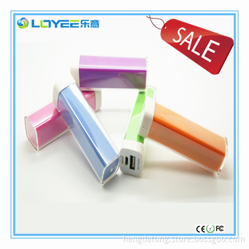 Colorful Lipstick Power Bank 2600mAh